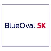 BlueOval SK. Logo